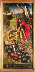 Right Panel, from the Main Altar Polyptych, Depicting the Donor of the Altarpiece, Michel de Chaugy